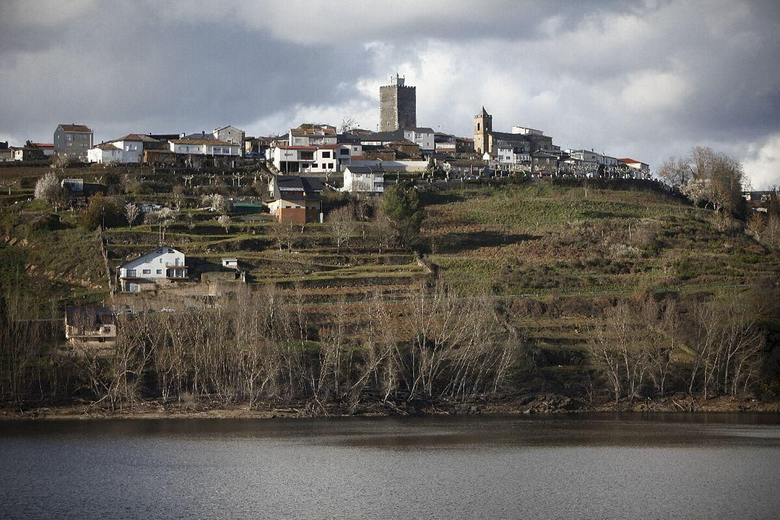 VIANA DO BOLO 18/03/2023 Estado actual del embalse. Foto: Miguel Angel