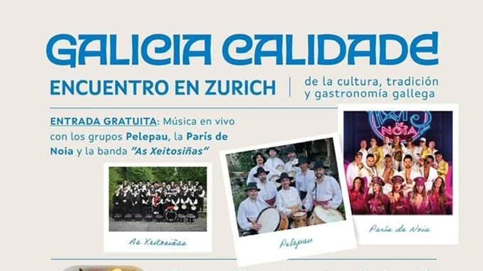 Cartel del programa festivo