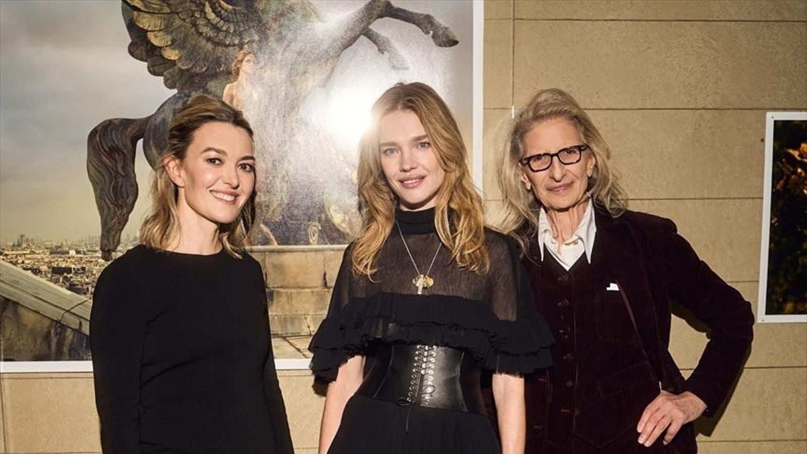 EuropaPress 7112623 marta ortega perez natalia vodianova annie leibovitz preinauguracion