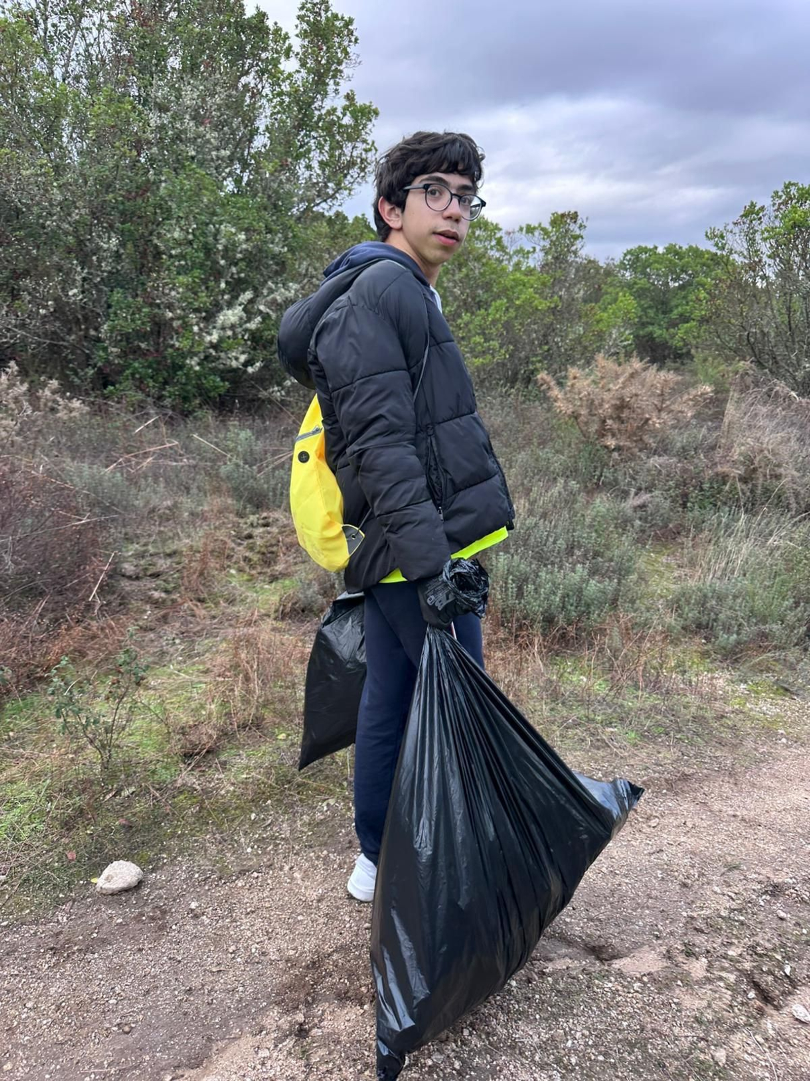 Ecovigilantes retiran la huella de los magostos