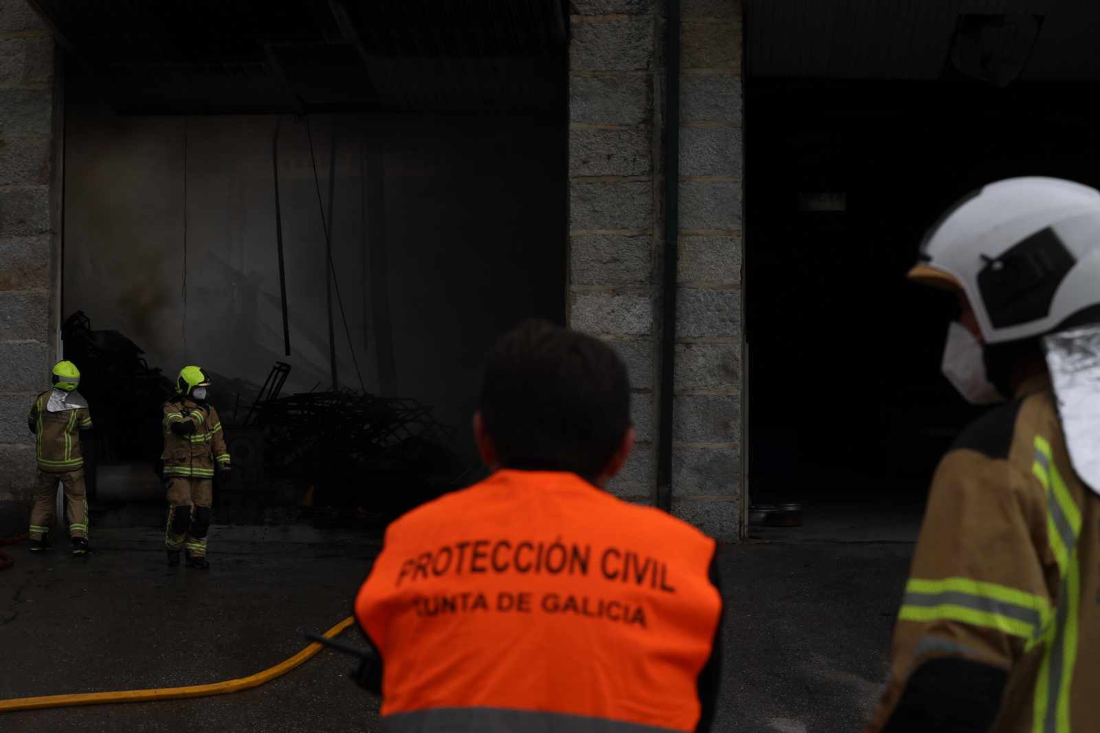 Incendio en Barbadás.