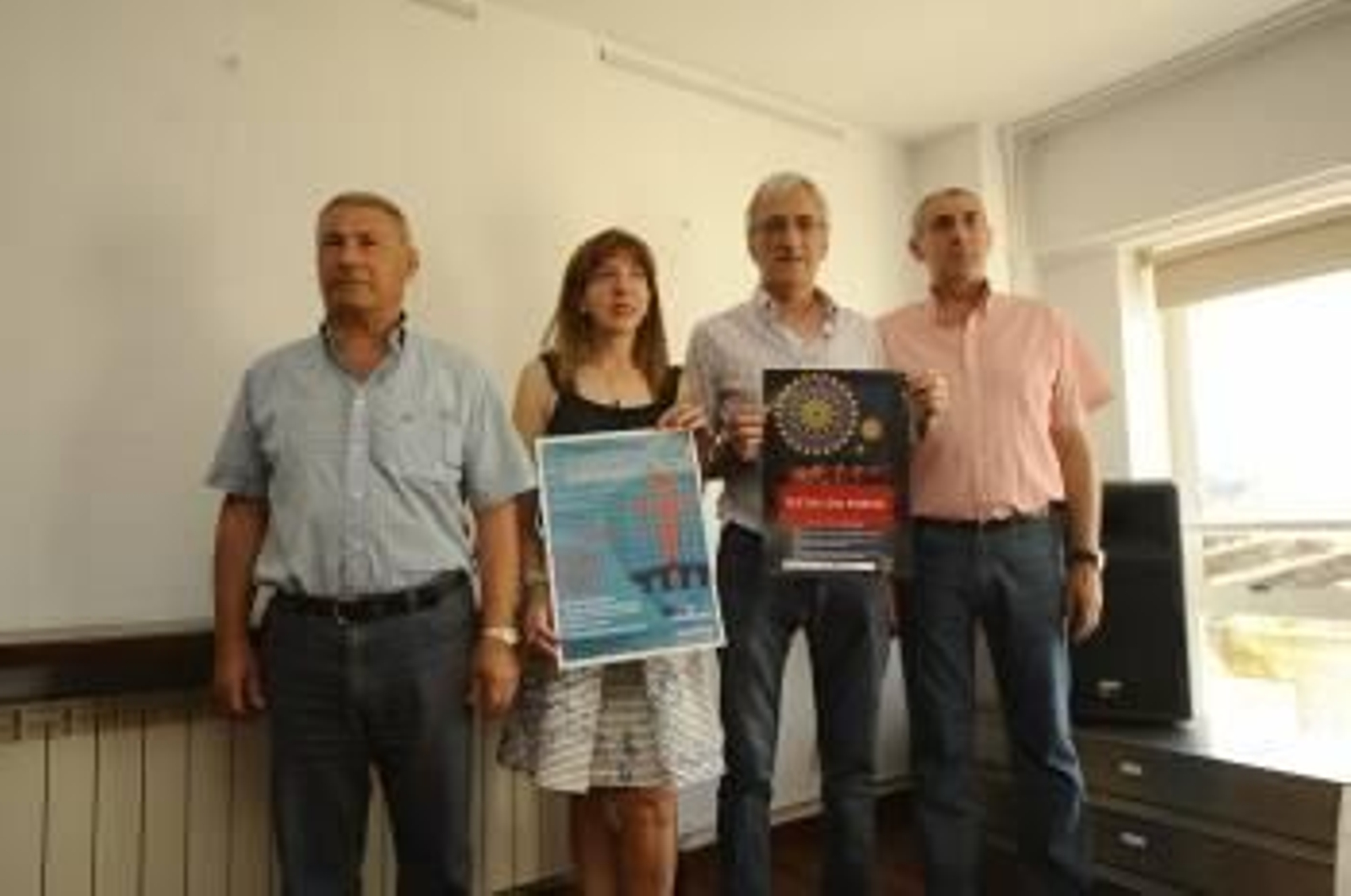 Raúl Pérez, Carmen Prada, José Manuel Estévez y Luis Pérez presentan la nueva edición de las fiestas. (Foto: MARTIÑO PINAL)