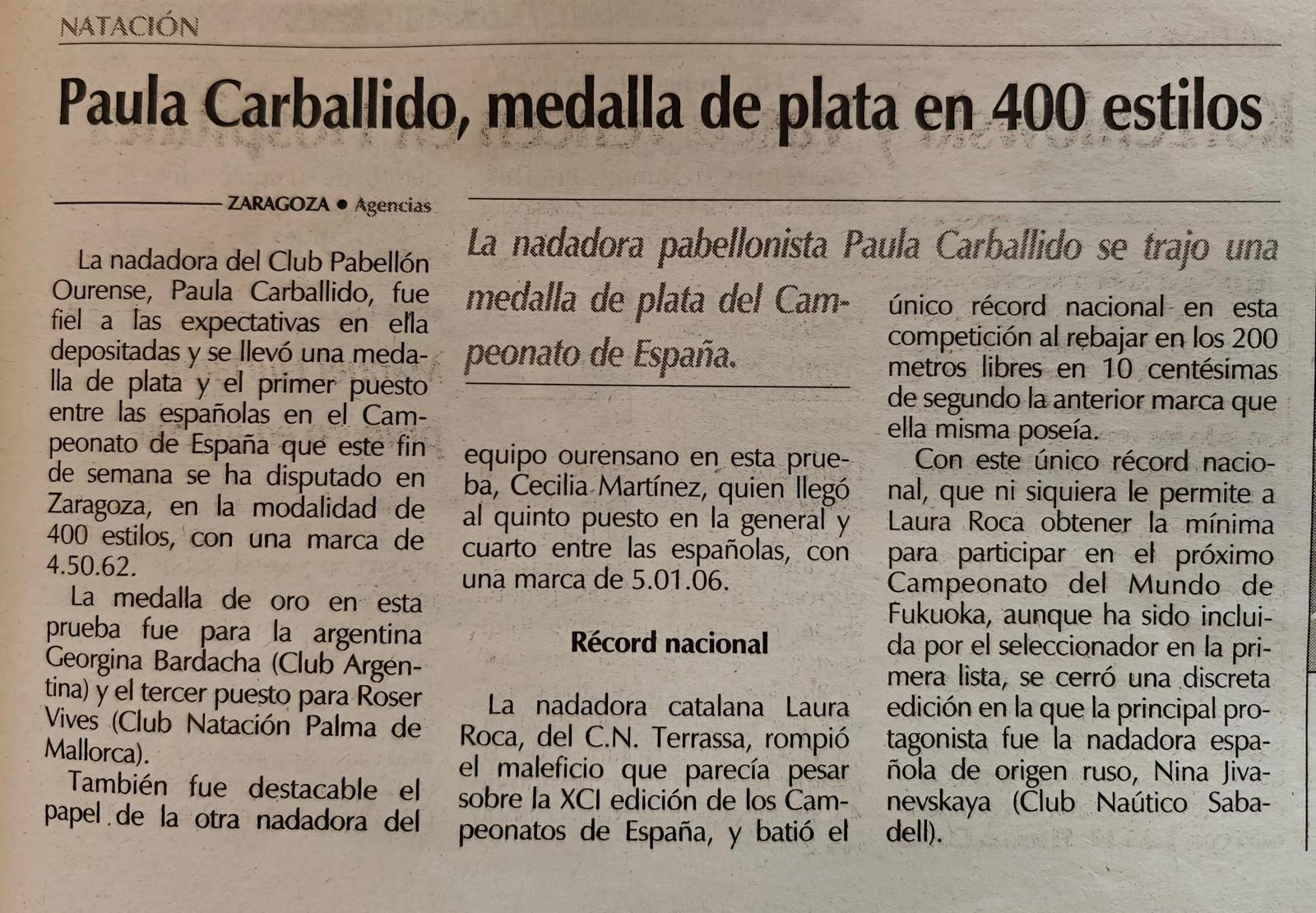 13 de abril de 2001.