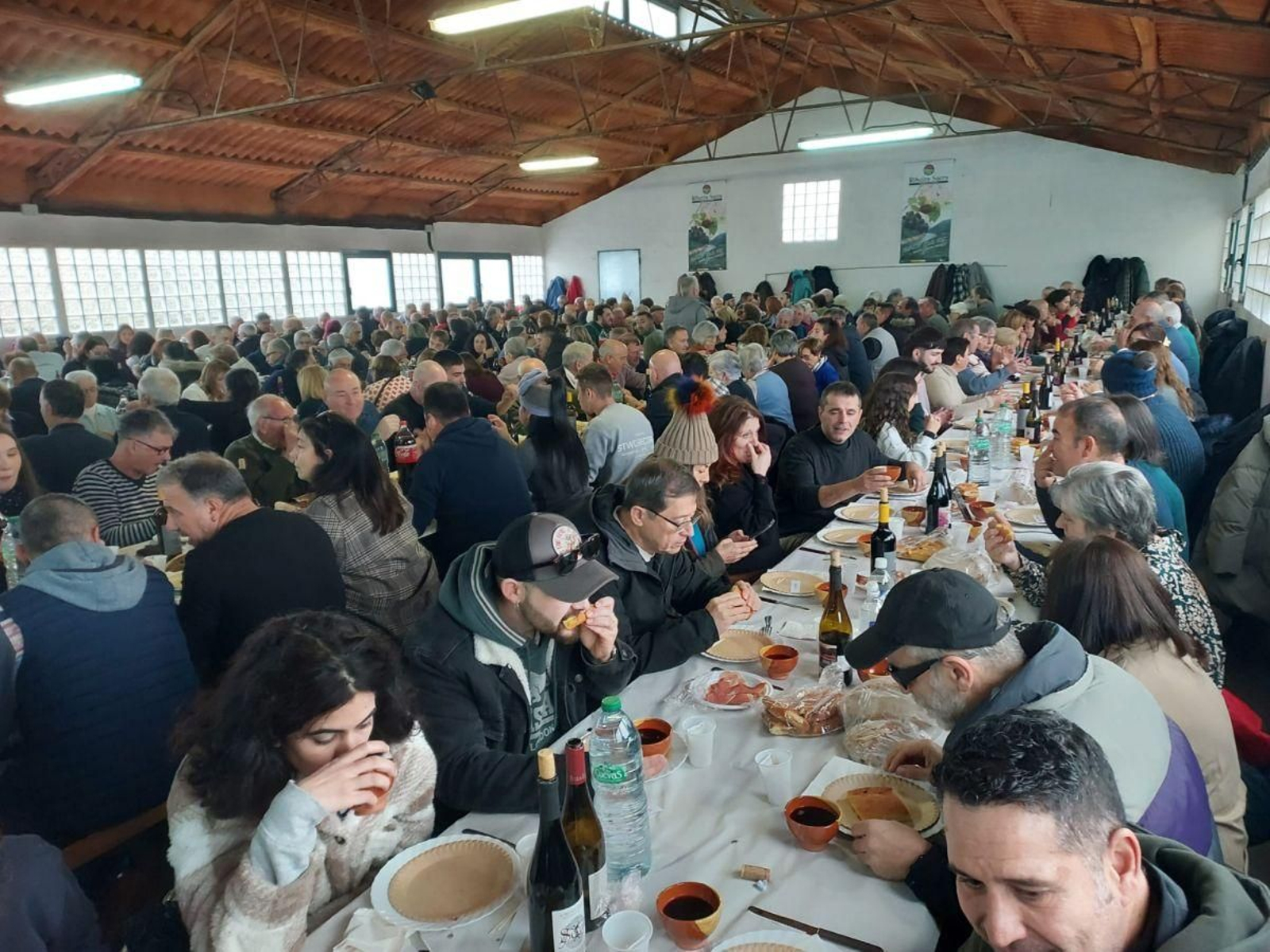 Participantes na pasada edición da Festa do Viño Novo.
