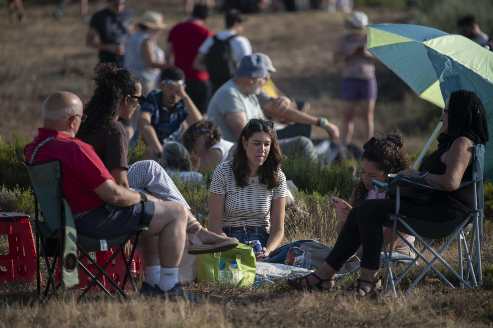 Galería | El observatorio de Trevinca, en A Veiga, vive una jornada histórica de eclipse