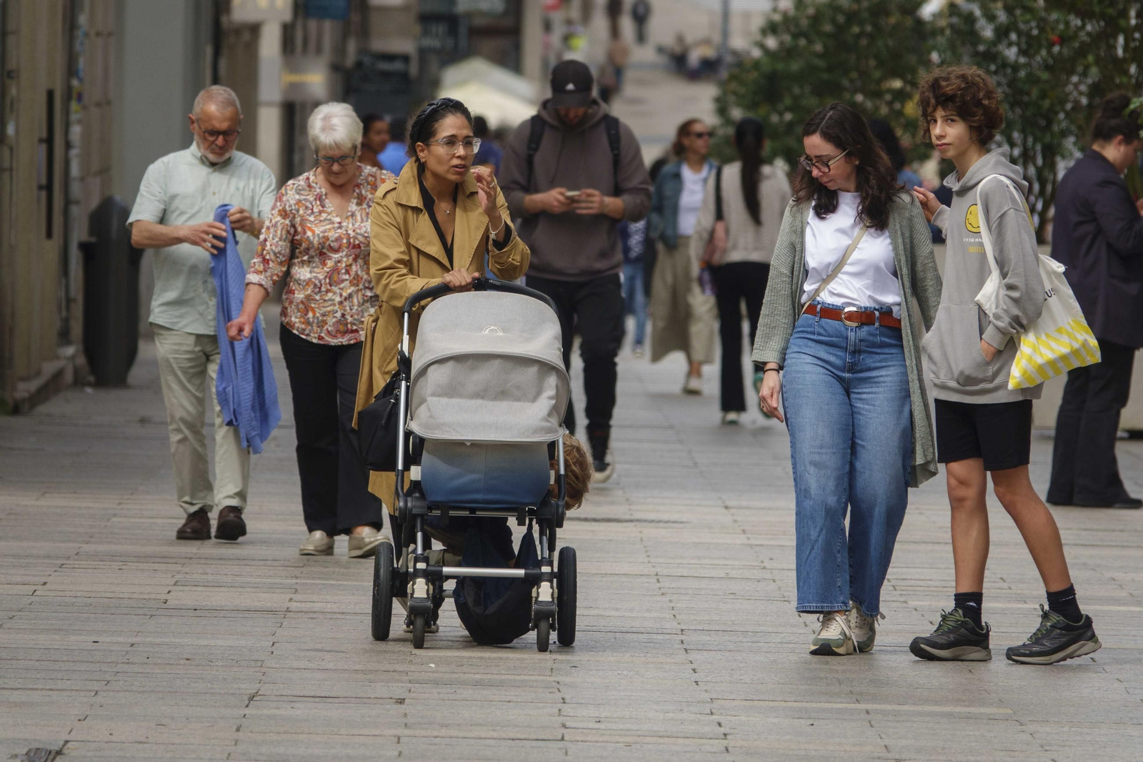 Vigueses por las calles.