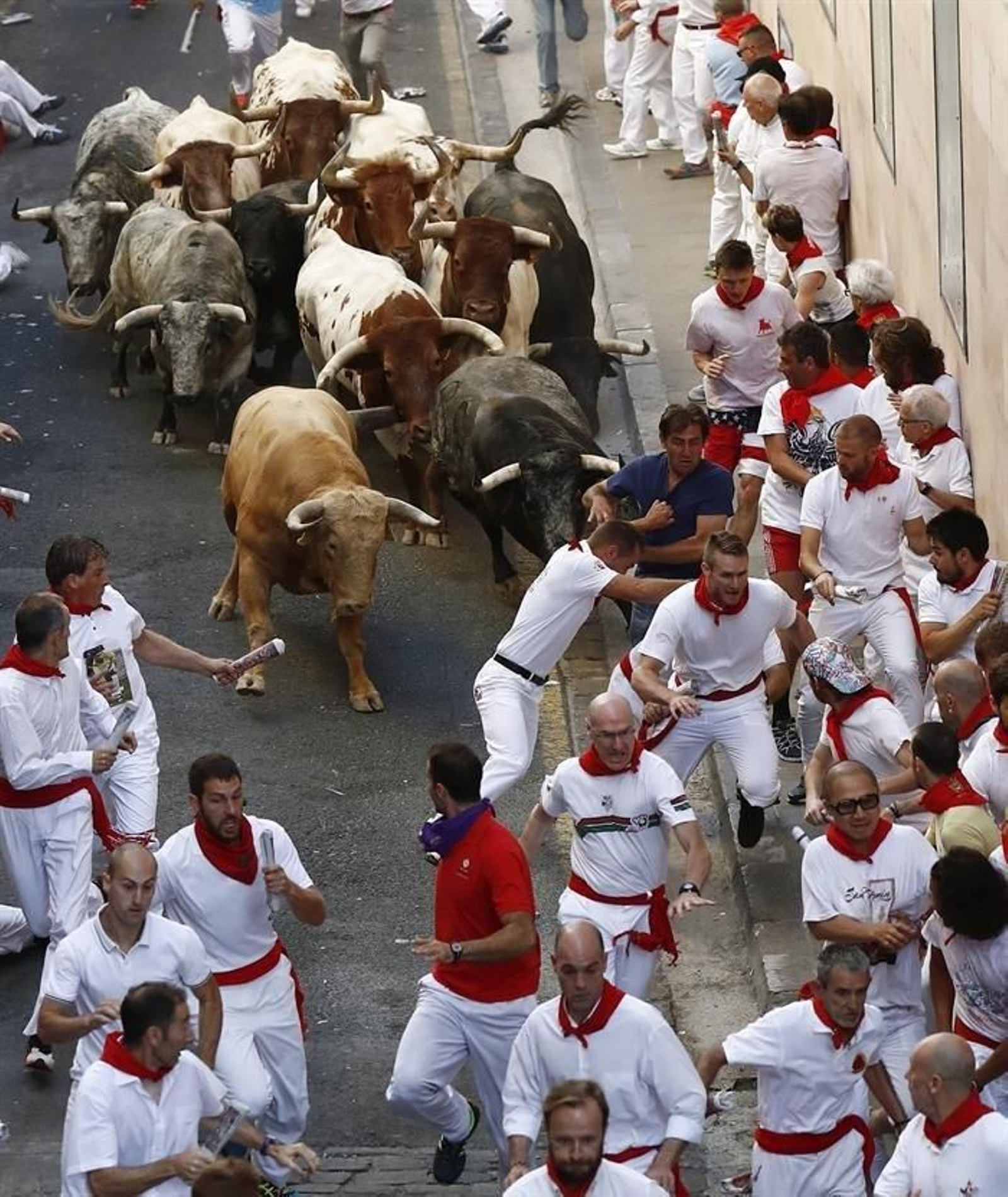 El primer encierro de los Sanfermines 20