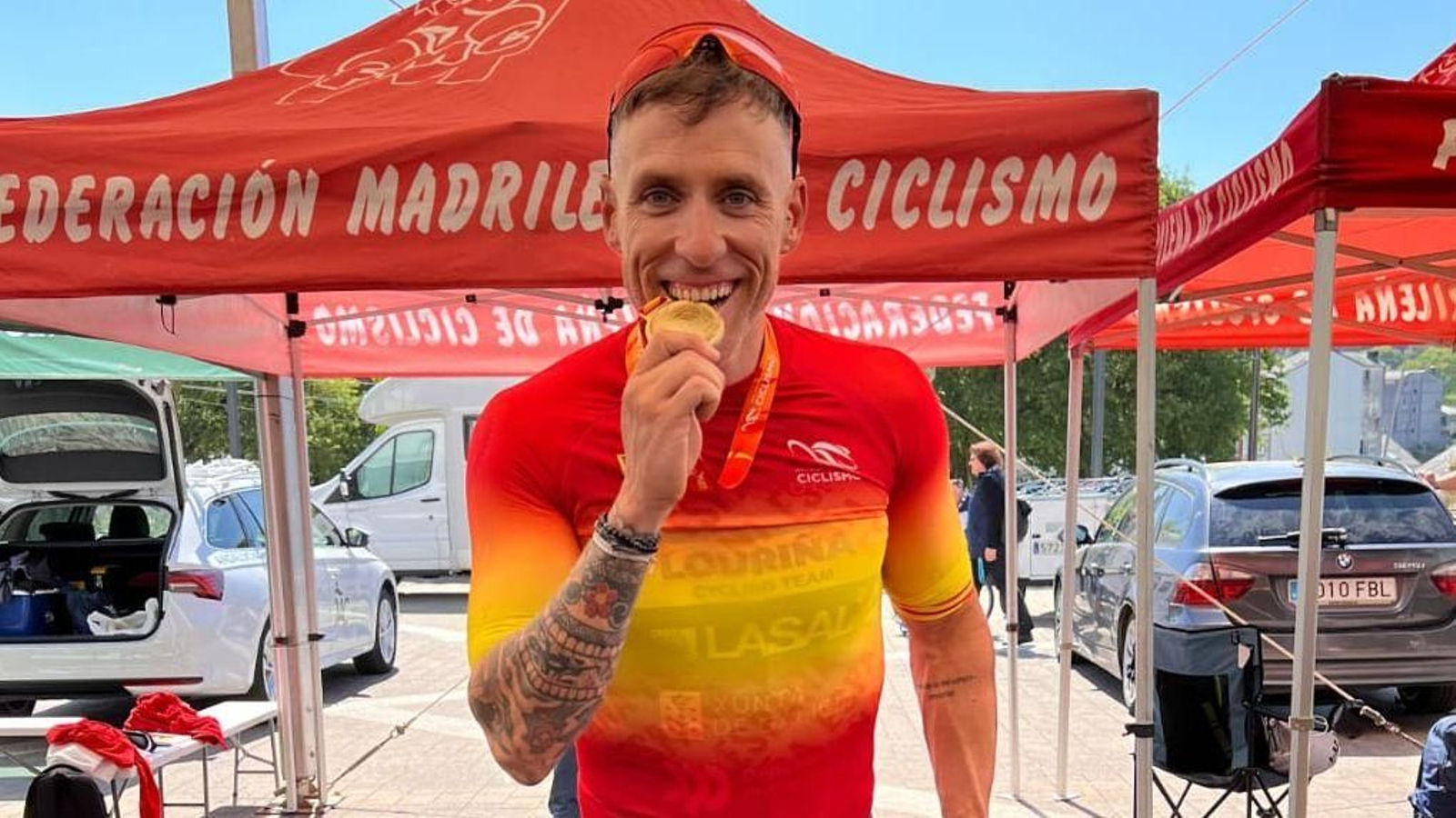 Daniel Salazar, del Louriña, obtuvo la victoria en su categoría MC5.