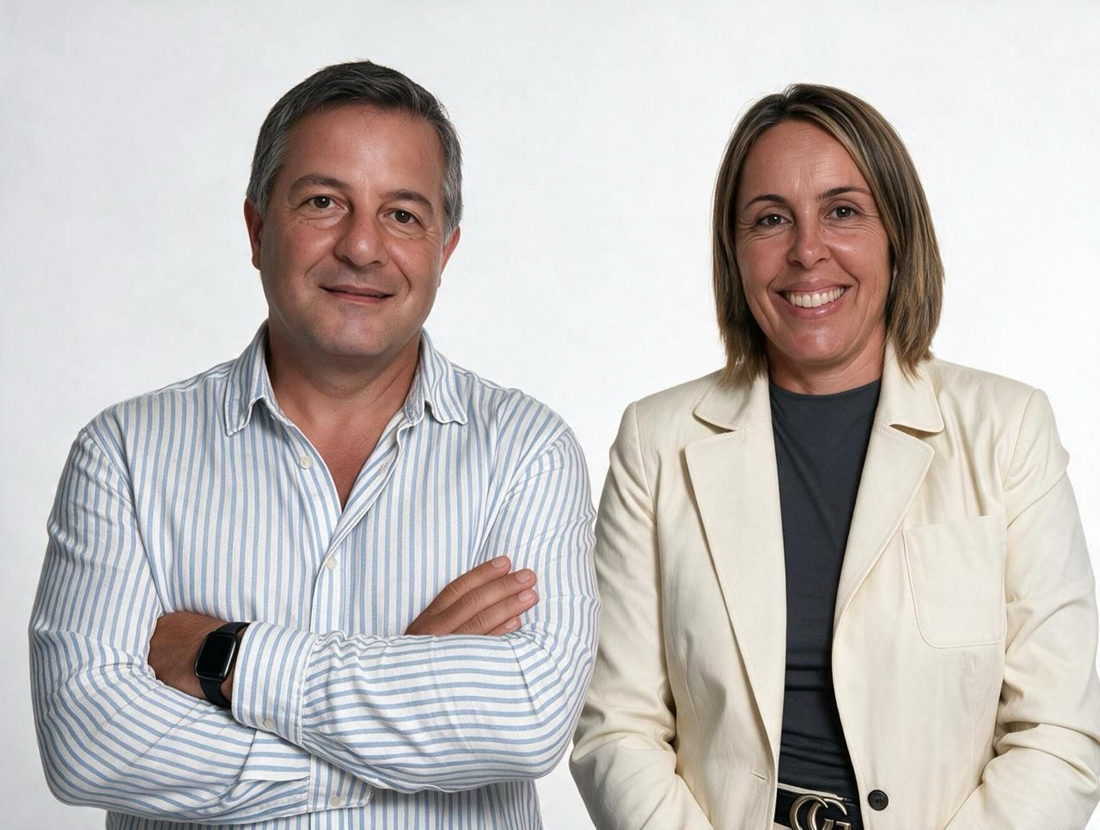 Javier Romero y Nuria Fernández, de la Fundación TokApp Impulsa.
