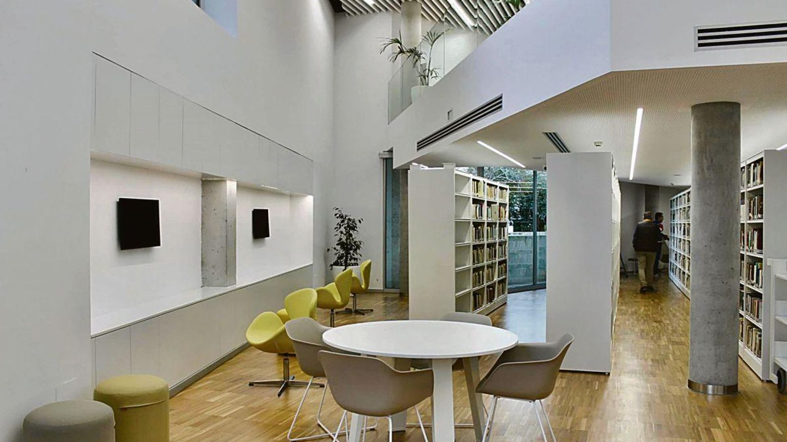 El edificio de la nueva biblioteca de Nigrán.