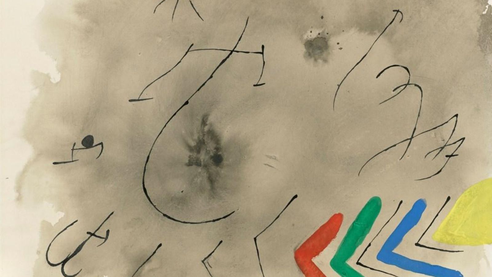 Una obra de Miró sin título