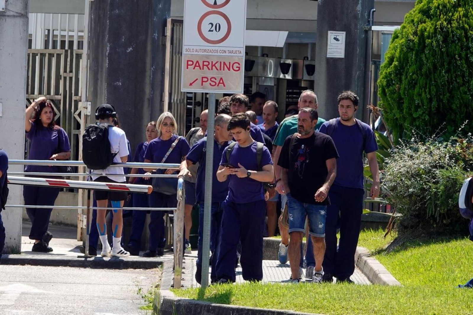 Trabajadores de Stellantis Vigo.