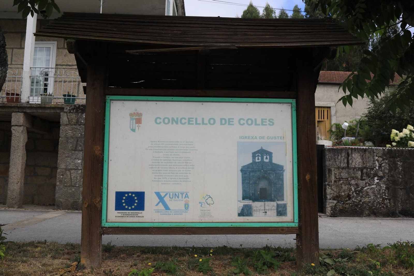 COLES 8/08/2024.- Tesoros por descubrir, Coles. Igrexa de Gustei. José Paz