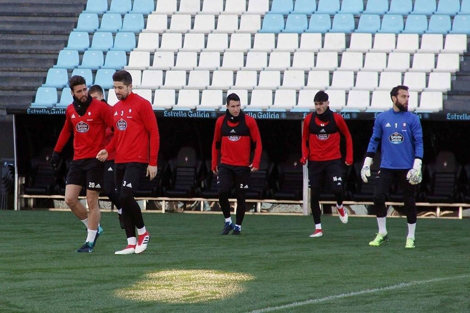 Fontás, ayer en Balaídos.