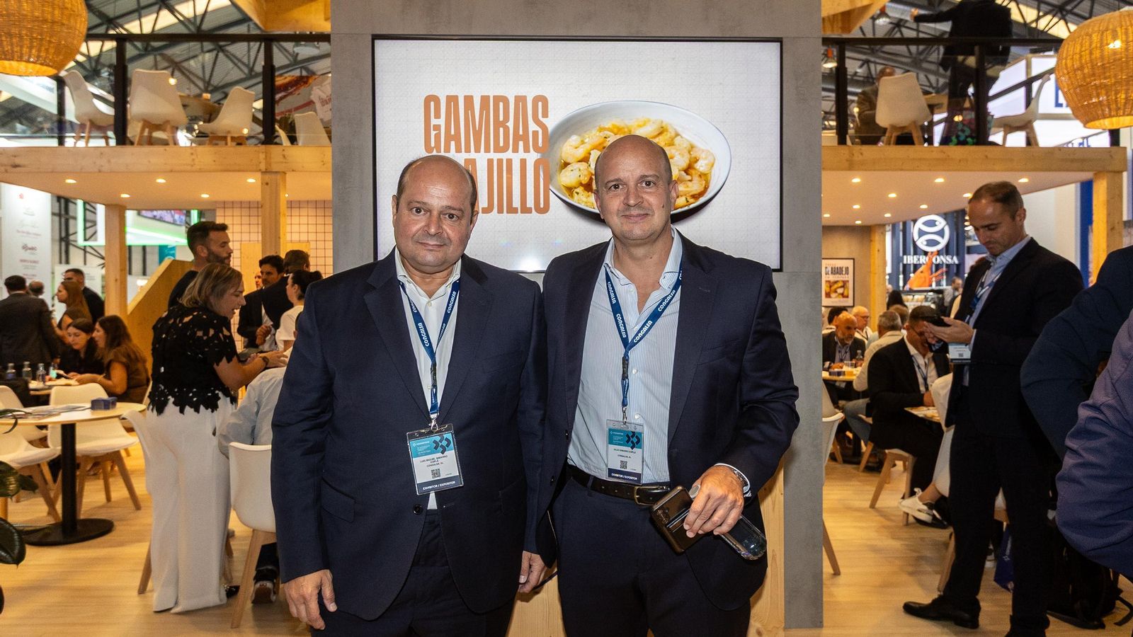 Luis Miguel Simarro y Julio Simarro, presidente y CEO de la compañía.