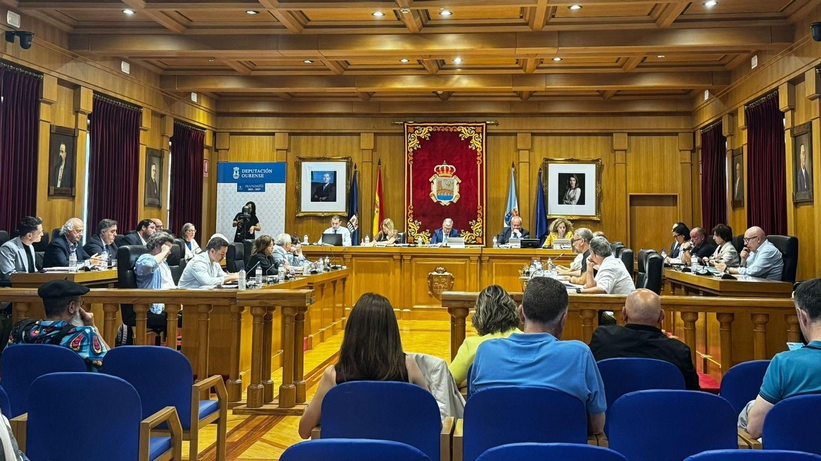 Pleno ordinario del mes de mayo de 2026 en la Diputación de Ourense.