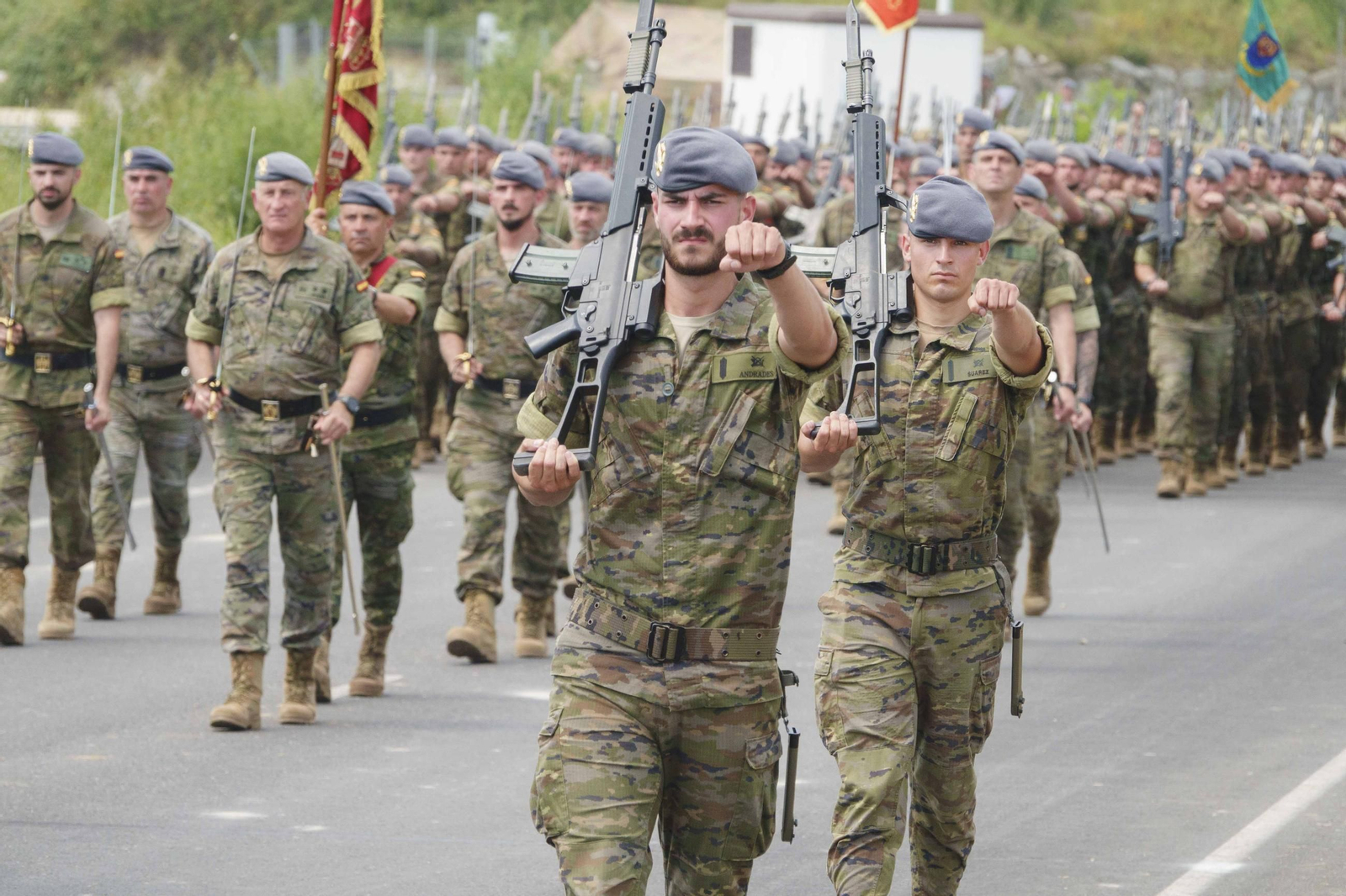 Galería | Ensayos para el acto central del Día de las Fuerzas Armadas en Vigo