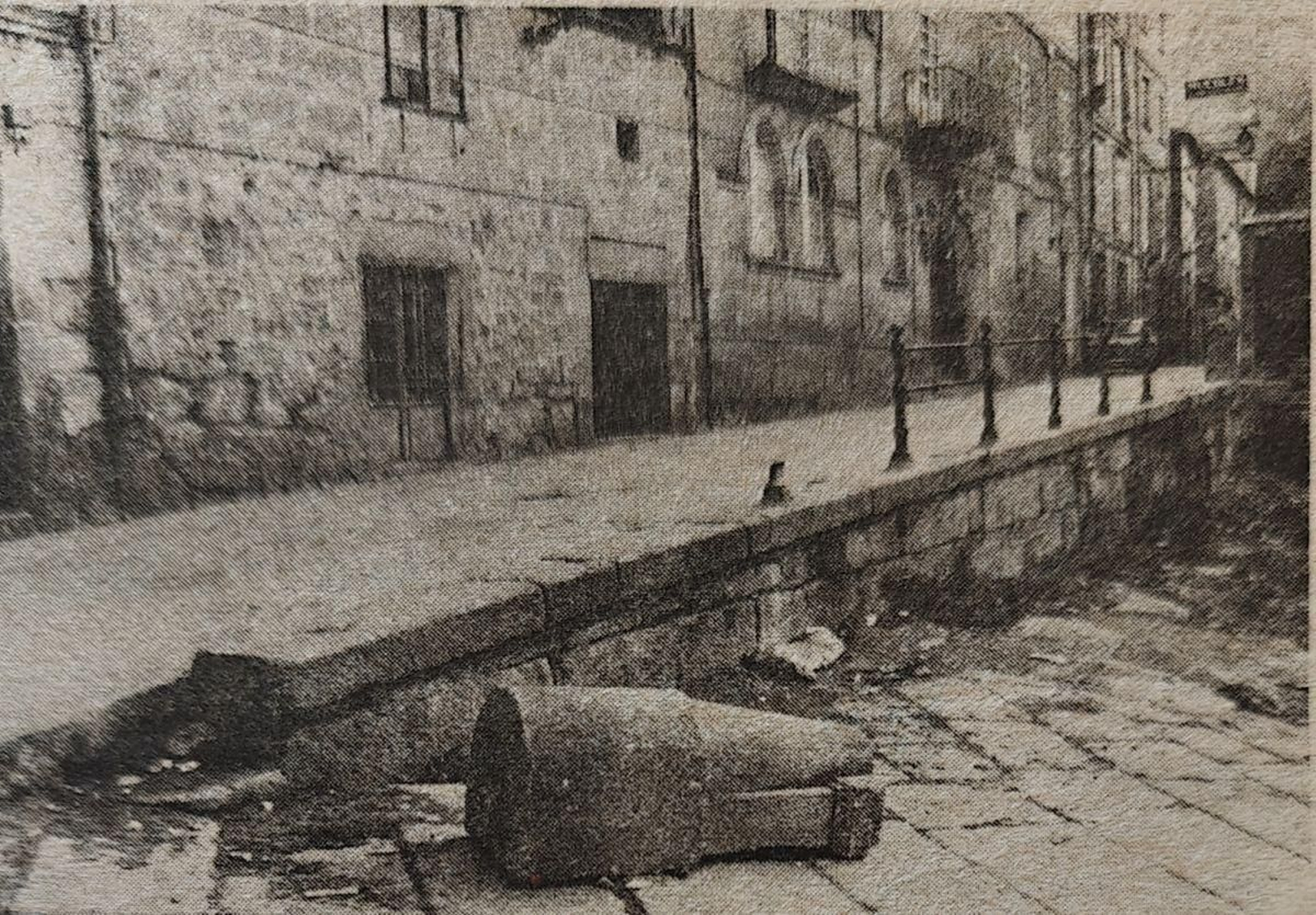 La zona del Turco, totalmente abandonada.