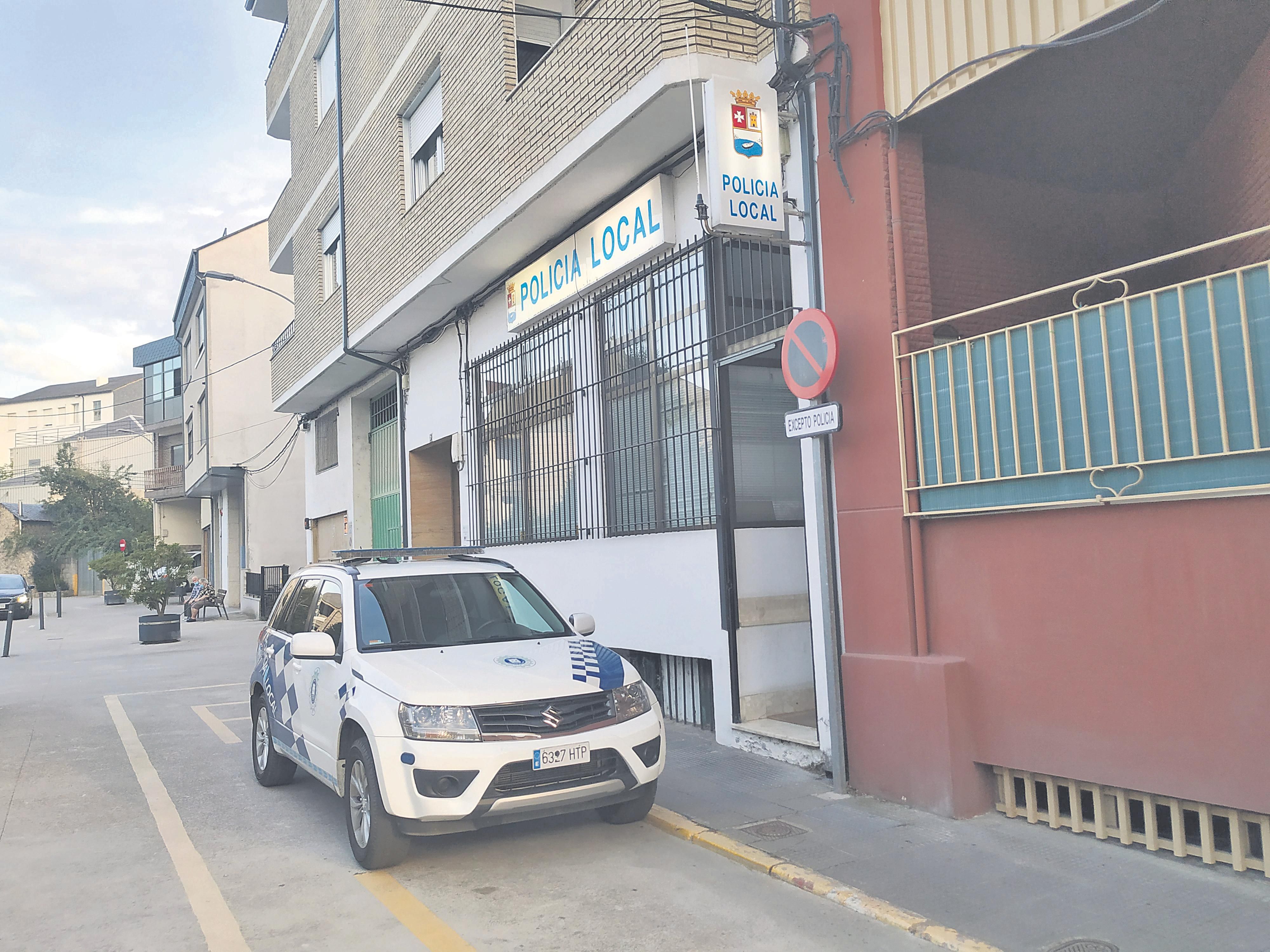 Jefatura de la Policía Local de O Barco. (J.C.)