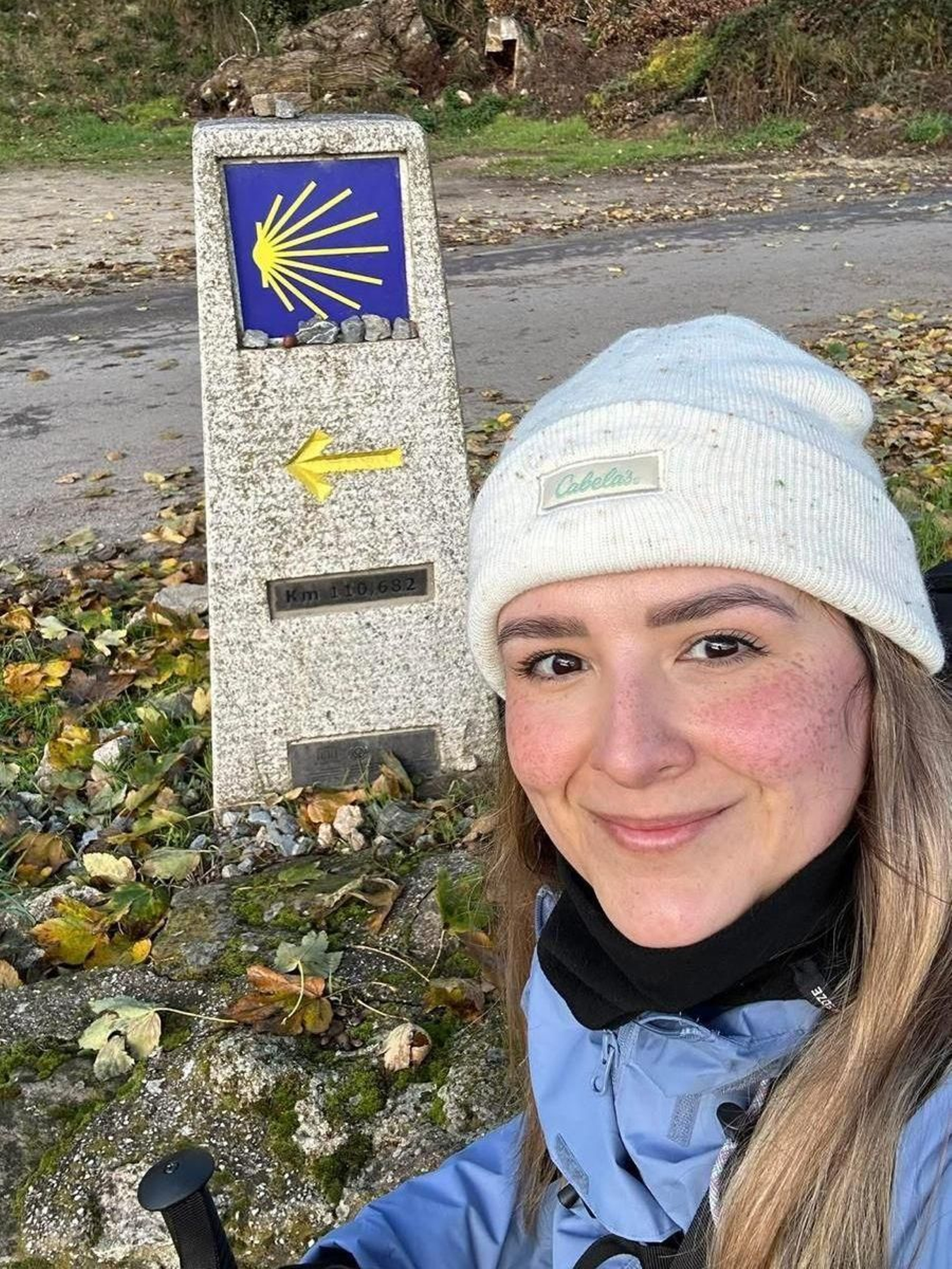 Un selfie durante el Camino