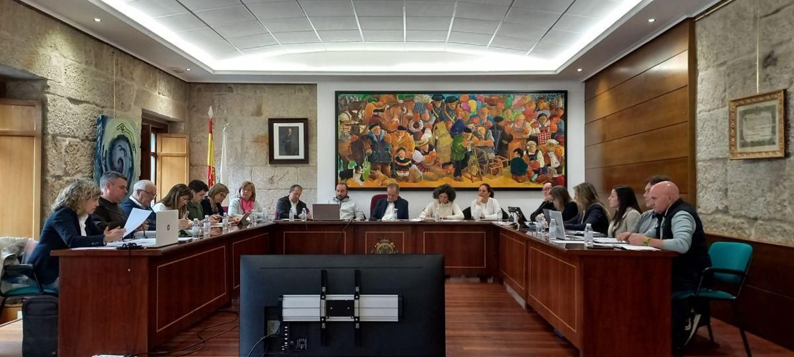 Pleno en el Ayuntamiento de Carballiño.