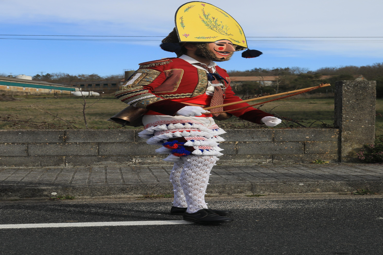 Desfile de entroido infantil en Cualedro. José Paz