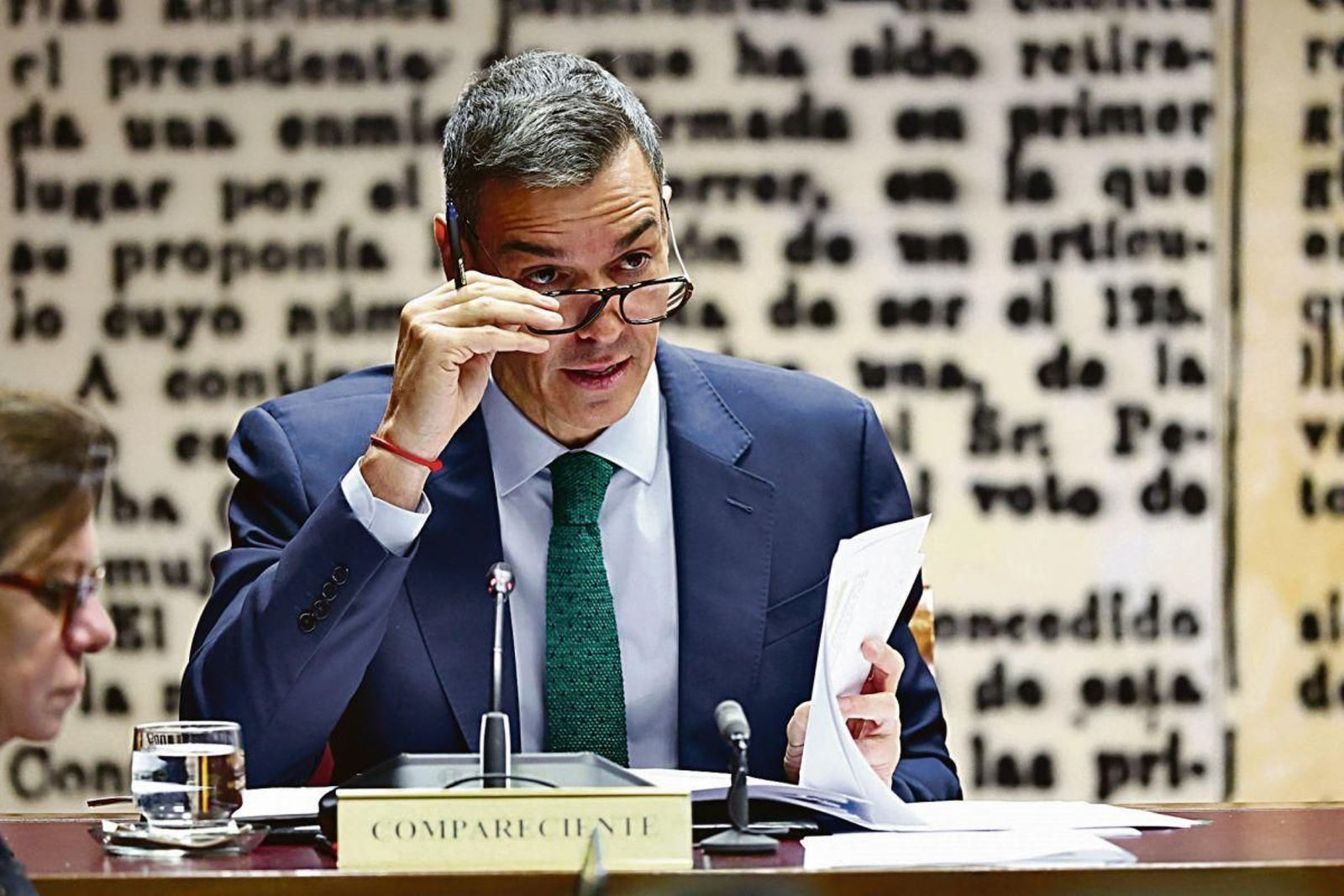 Pedro Sánchez, en la comisión de investigación del Senado.