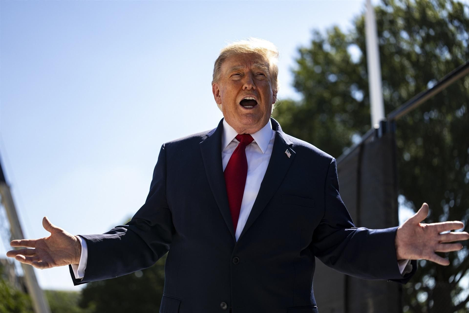 El presidente de Estados Unidos, Donald Trump