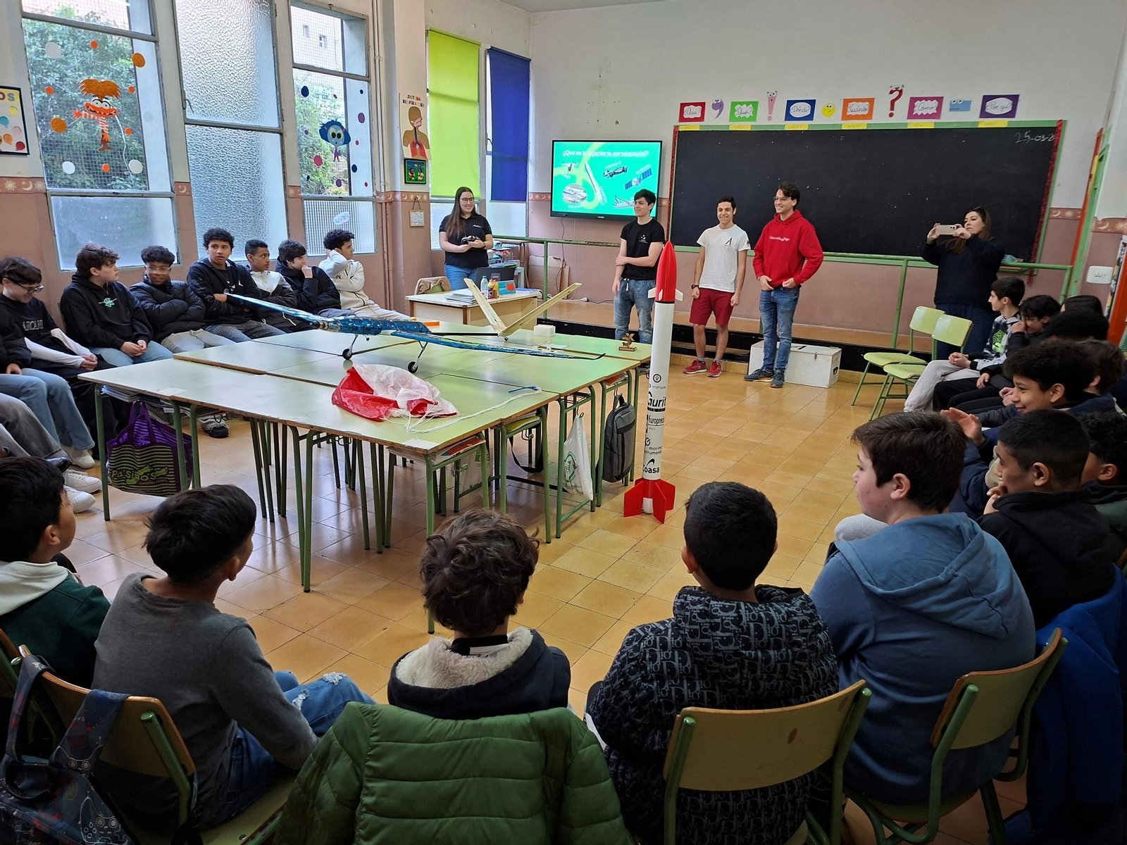 Unha clase de innovación no Cardenal Cisneros