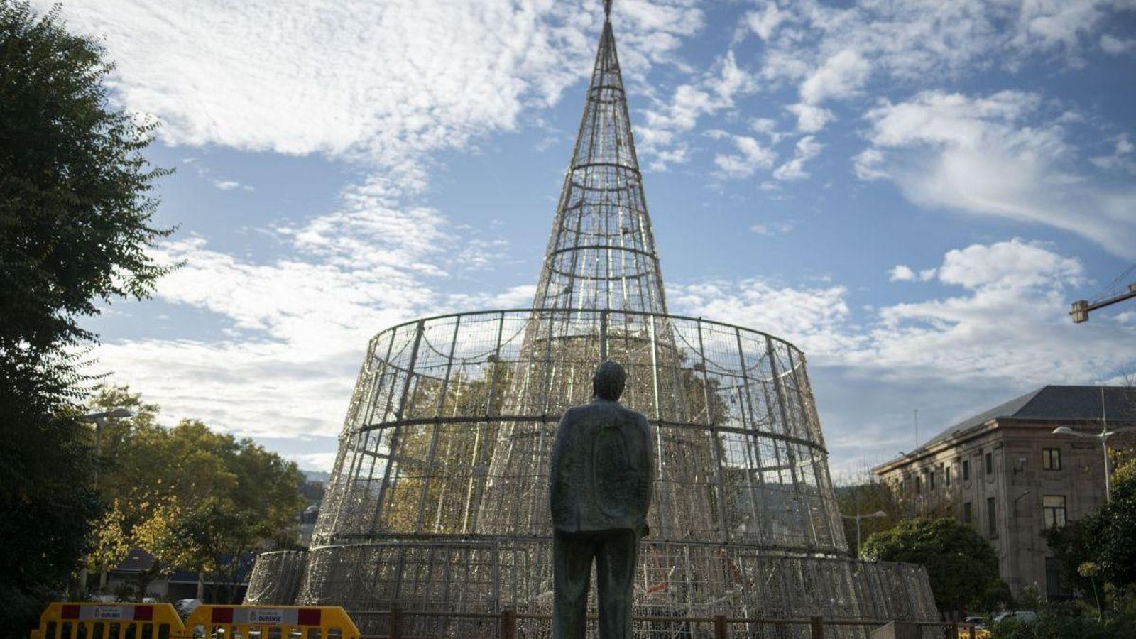 Árbol de Navidad en Bispo Cesáreo