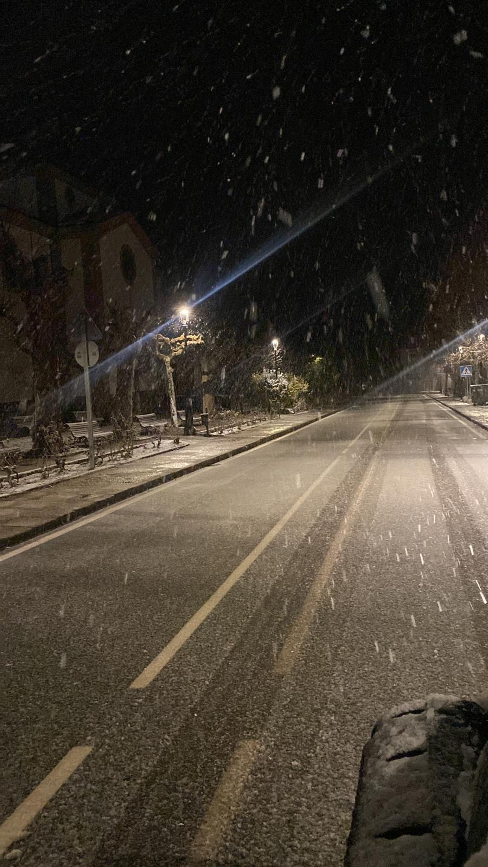 Nieve en la provincia de Ourense