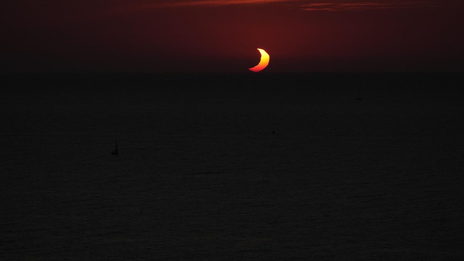 El eclipse desde Mallorca