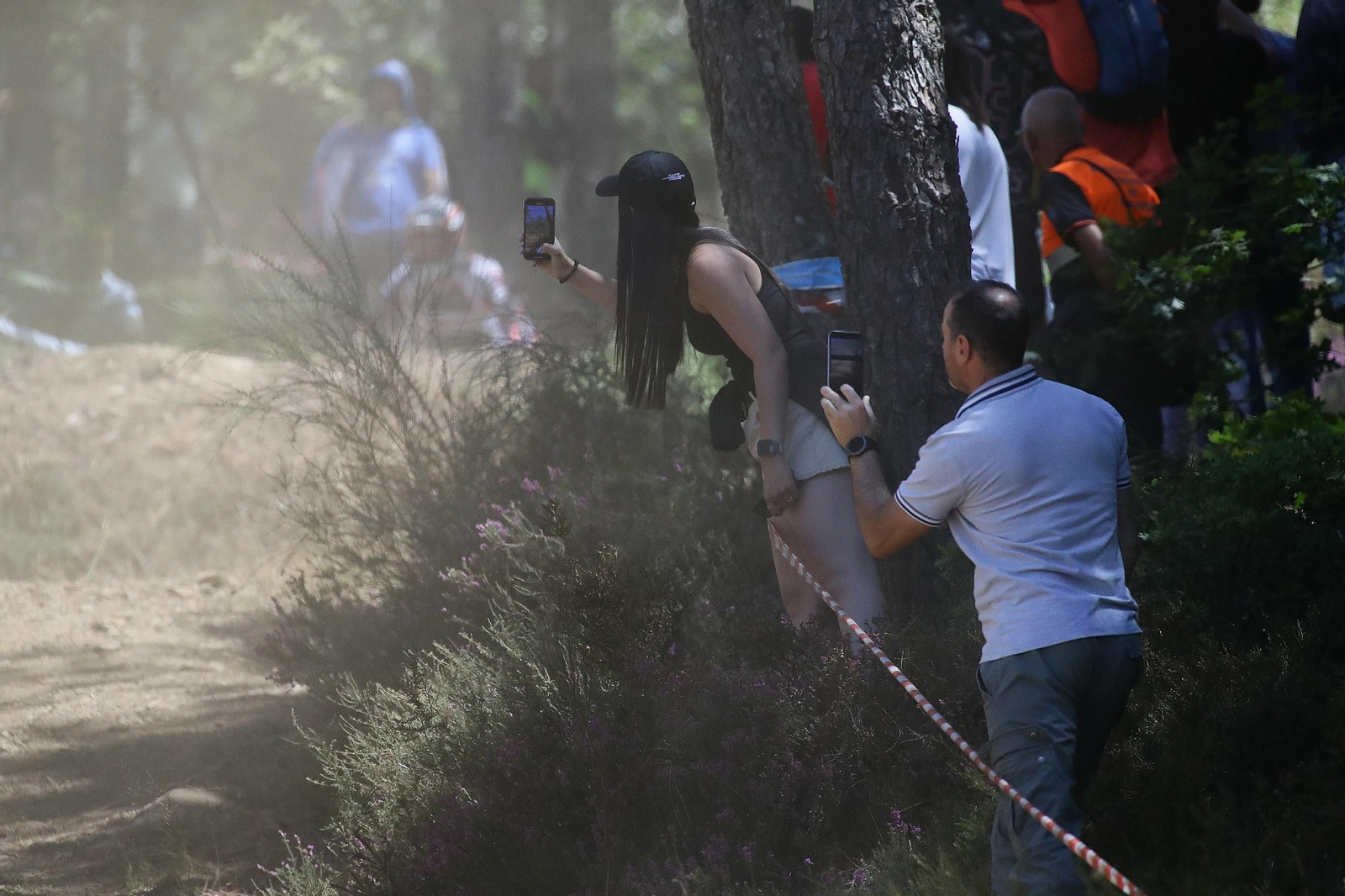 El Autonómico de descenso de mountain bike, un éxito en Xunqueira