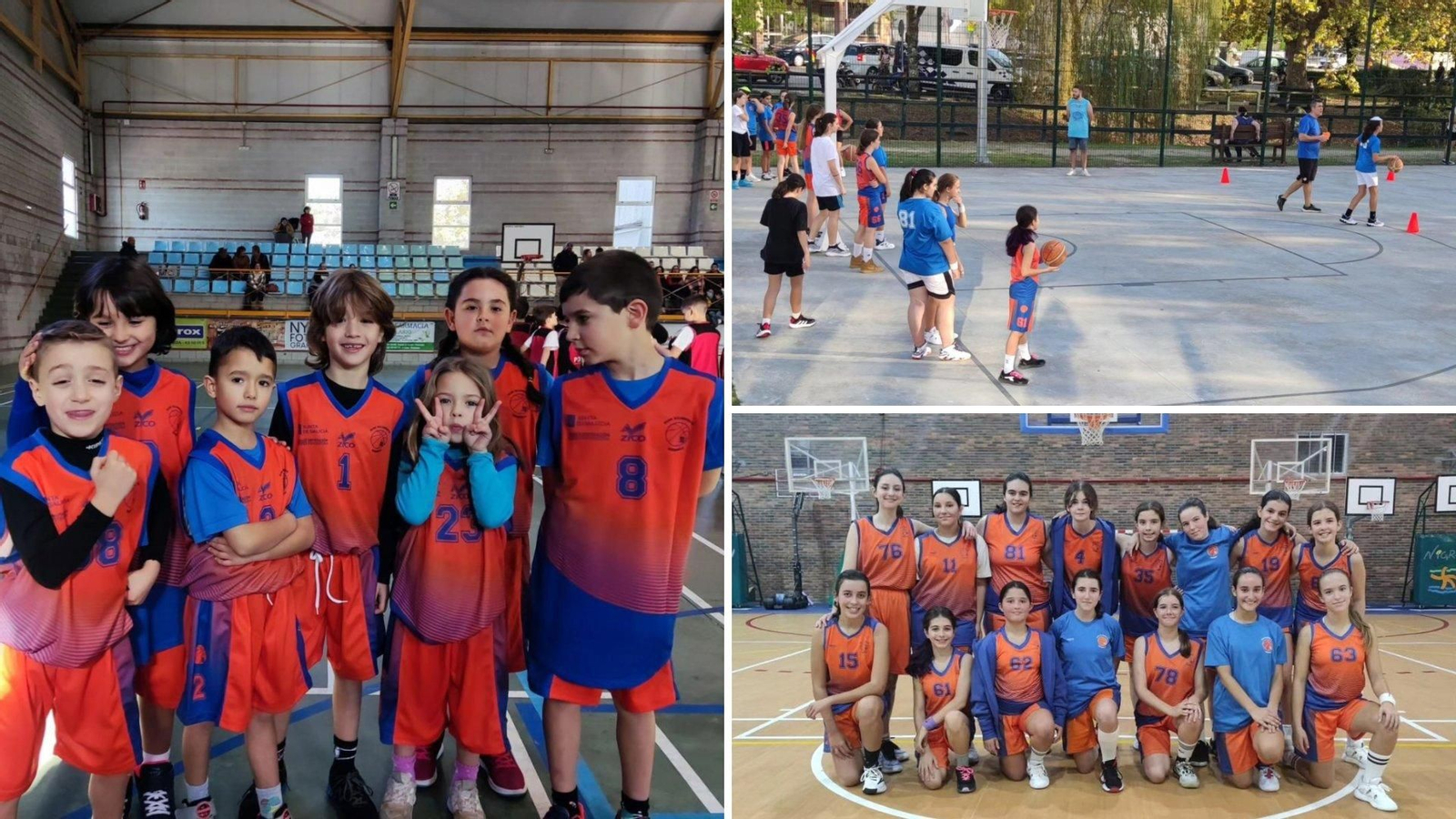 Los equipos del Club Baloncesto Redondela hacen su presentación el viernes.
