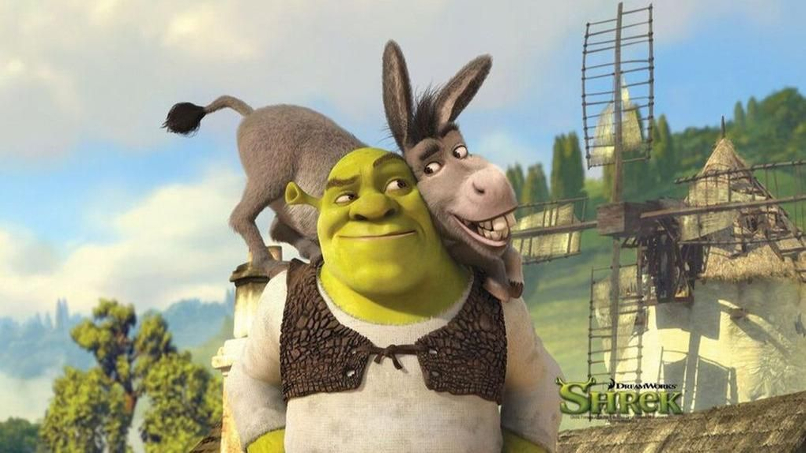El ogro Shreck y su Asno.