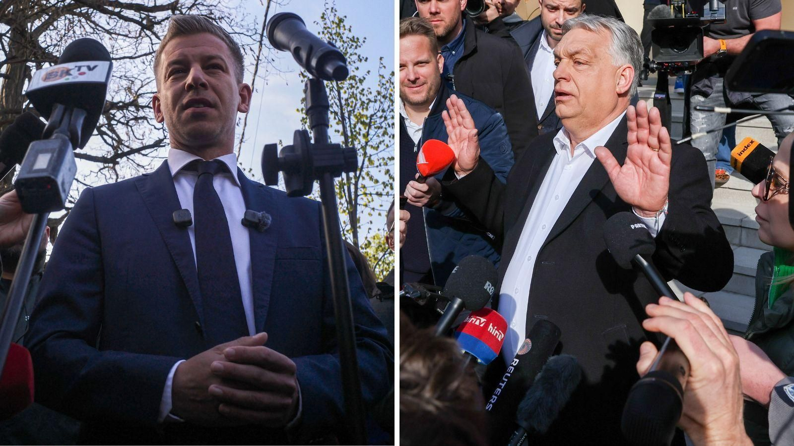Péter Magyar y Viktor Orbán
