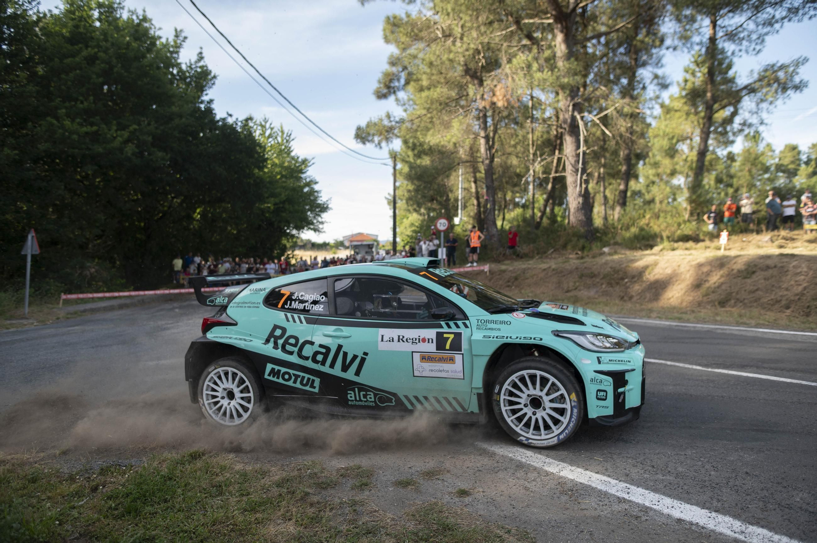 Galería | El tramo San Amaro-Cenlle estuvo lleno de velocidad en el Rally de Ourense, en fotos