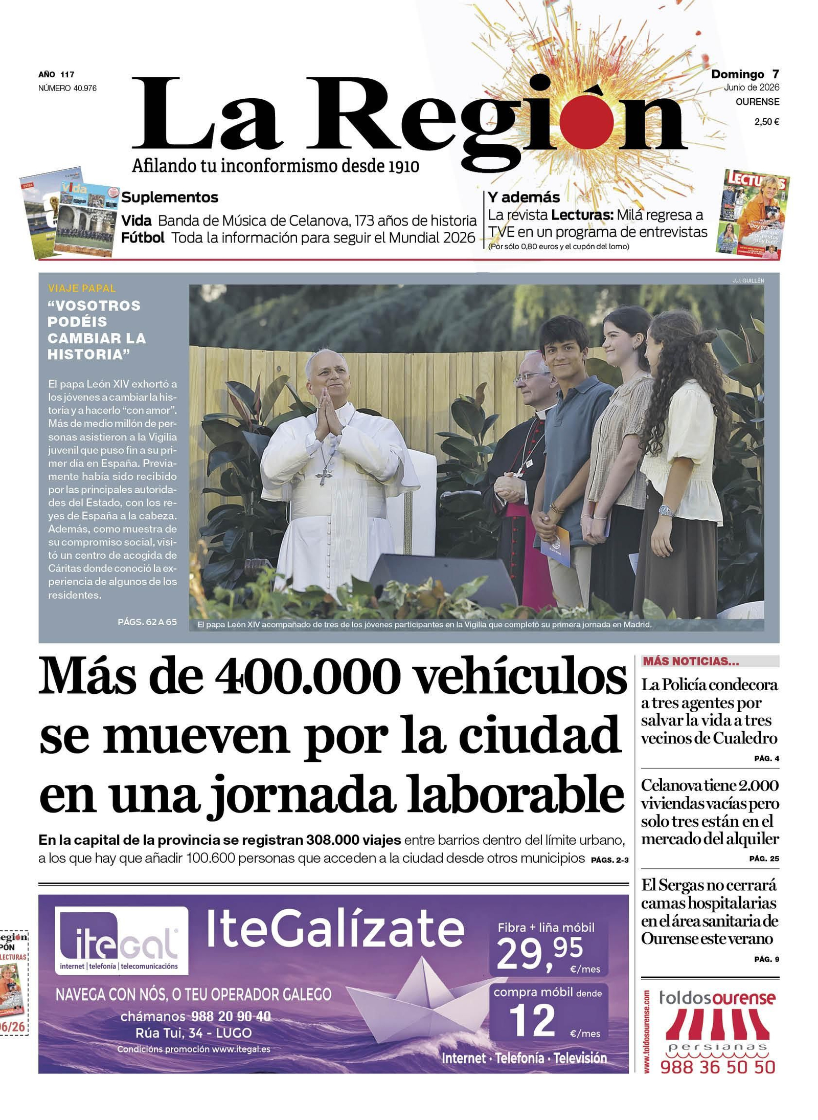 La portada de hoy