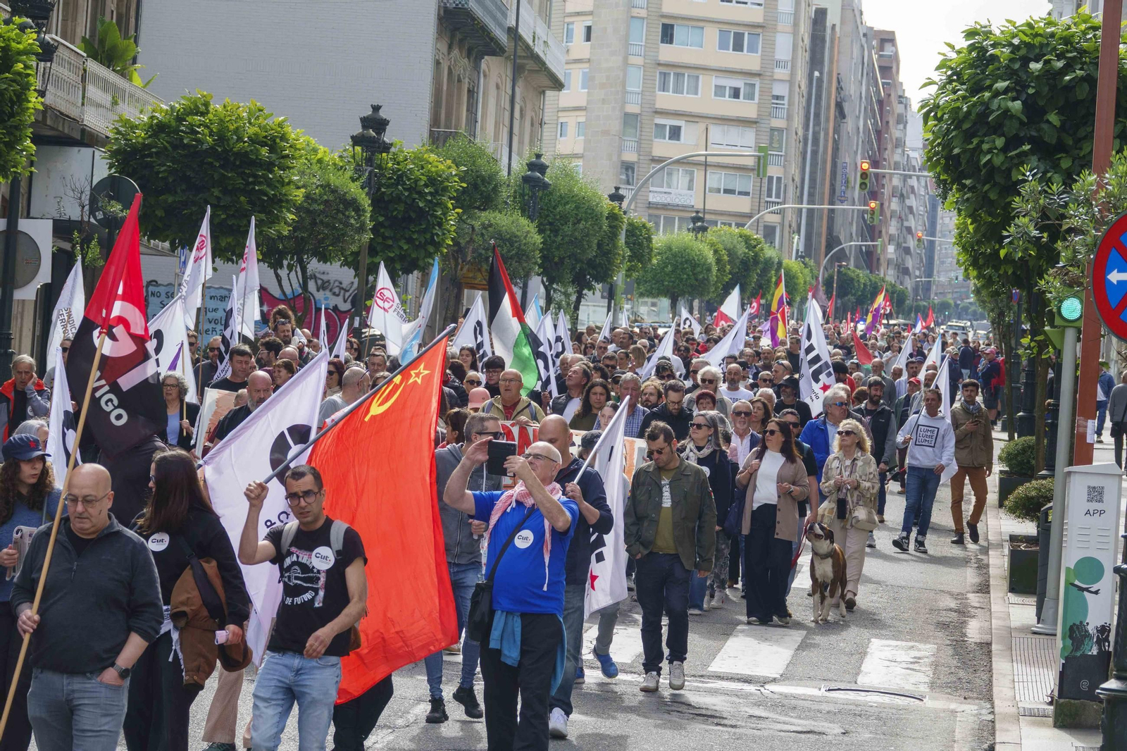Galería | Jornada de reivindicaciones por el Día del Trabajador en Vigo