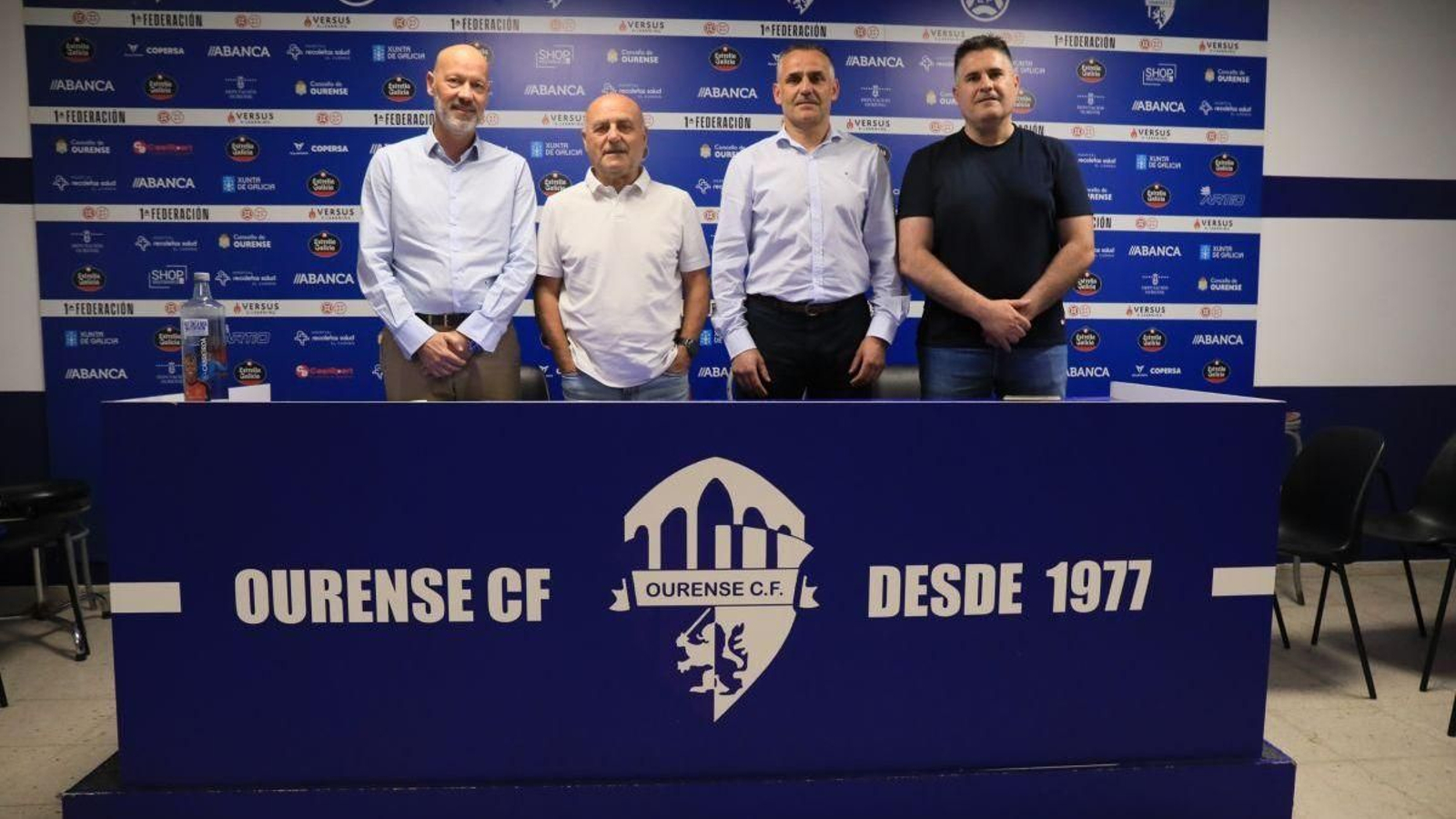 Javier Caldas, Cándido Gómez, Félix Campelo y Camilo Díaz.