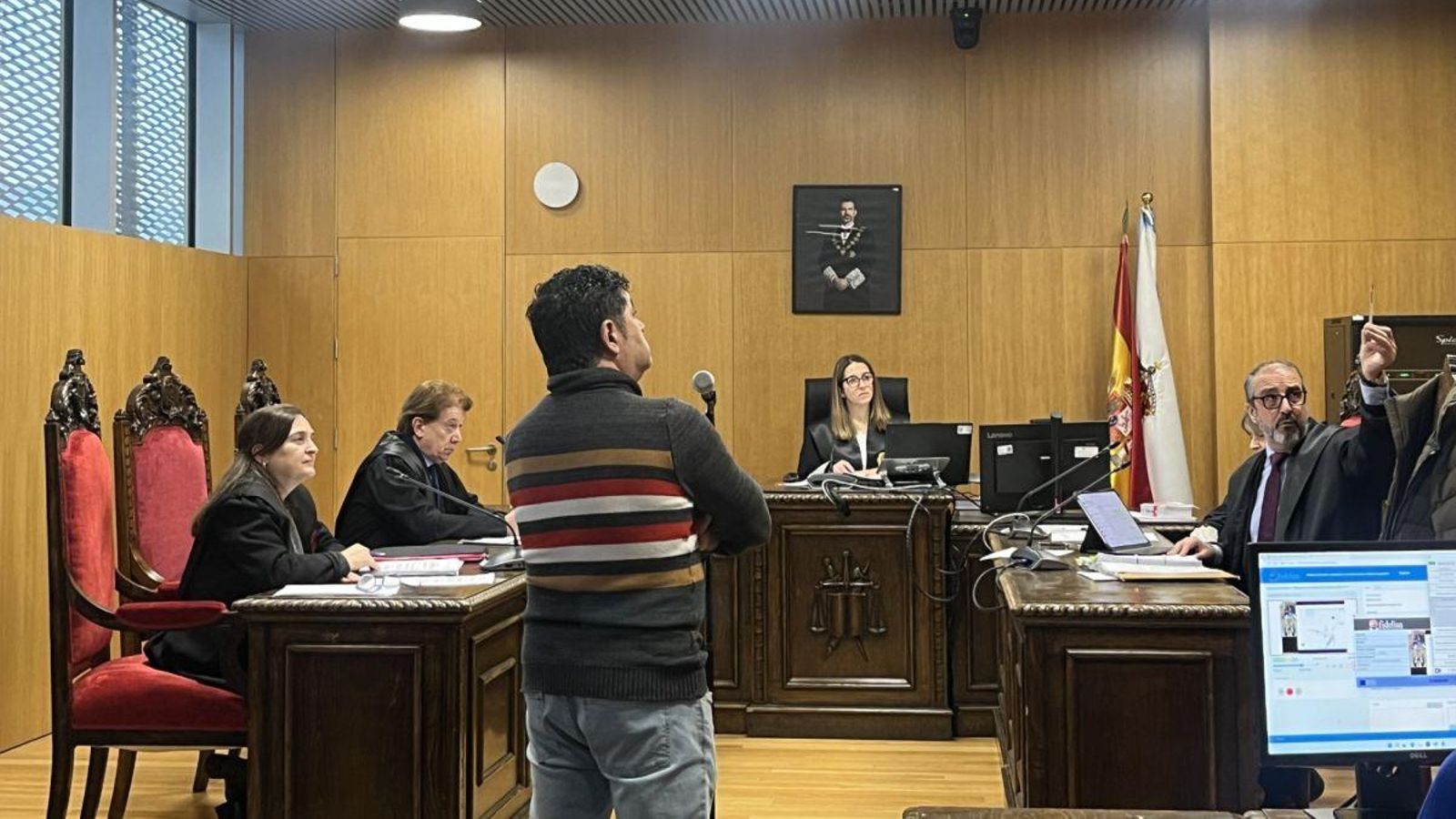 Jorge O.A., ayer en su declaración como acusado.