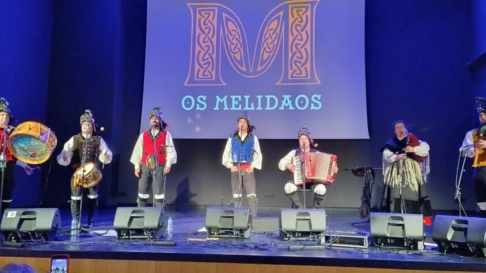 Os Melidaos nunha actuación na Coruña. (Foto: Redes sociais de Os Melidaos)