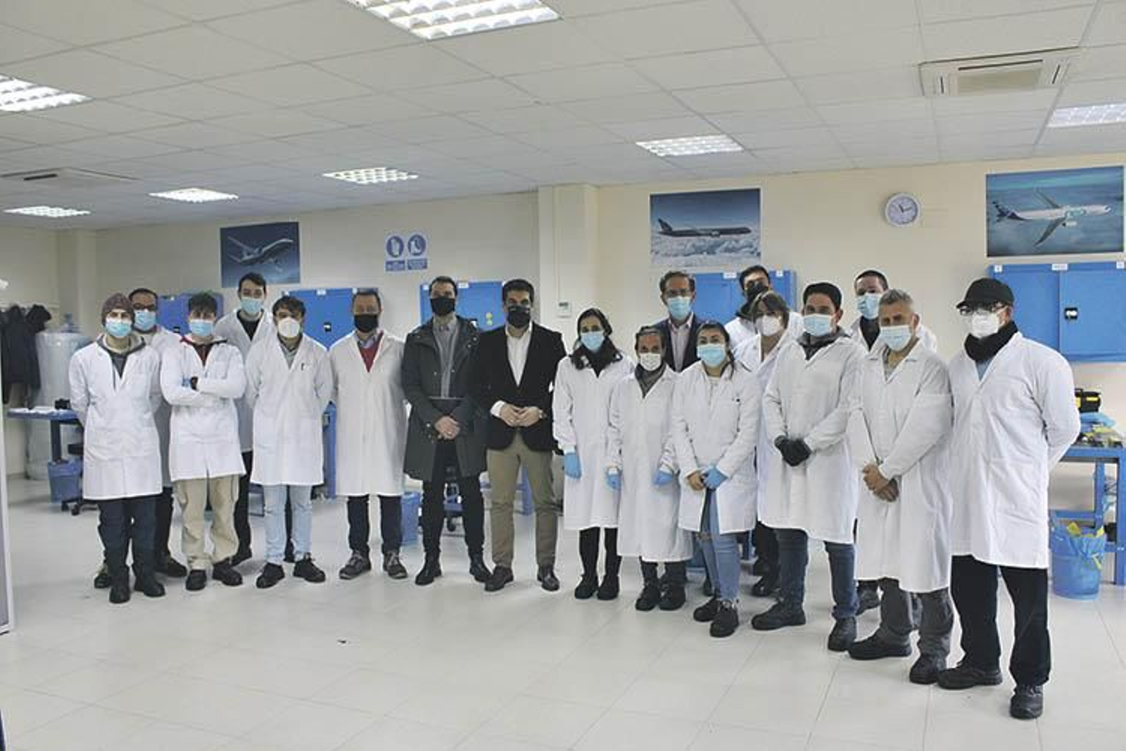 Visita do delegado territorial da Xunta en Ourense, Gabriel Alén, ao centro formativo de Coasa.