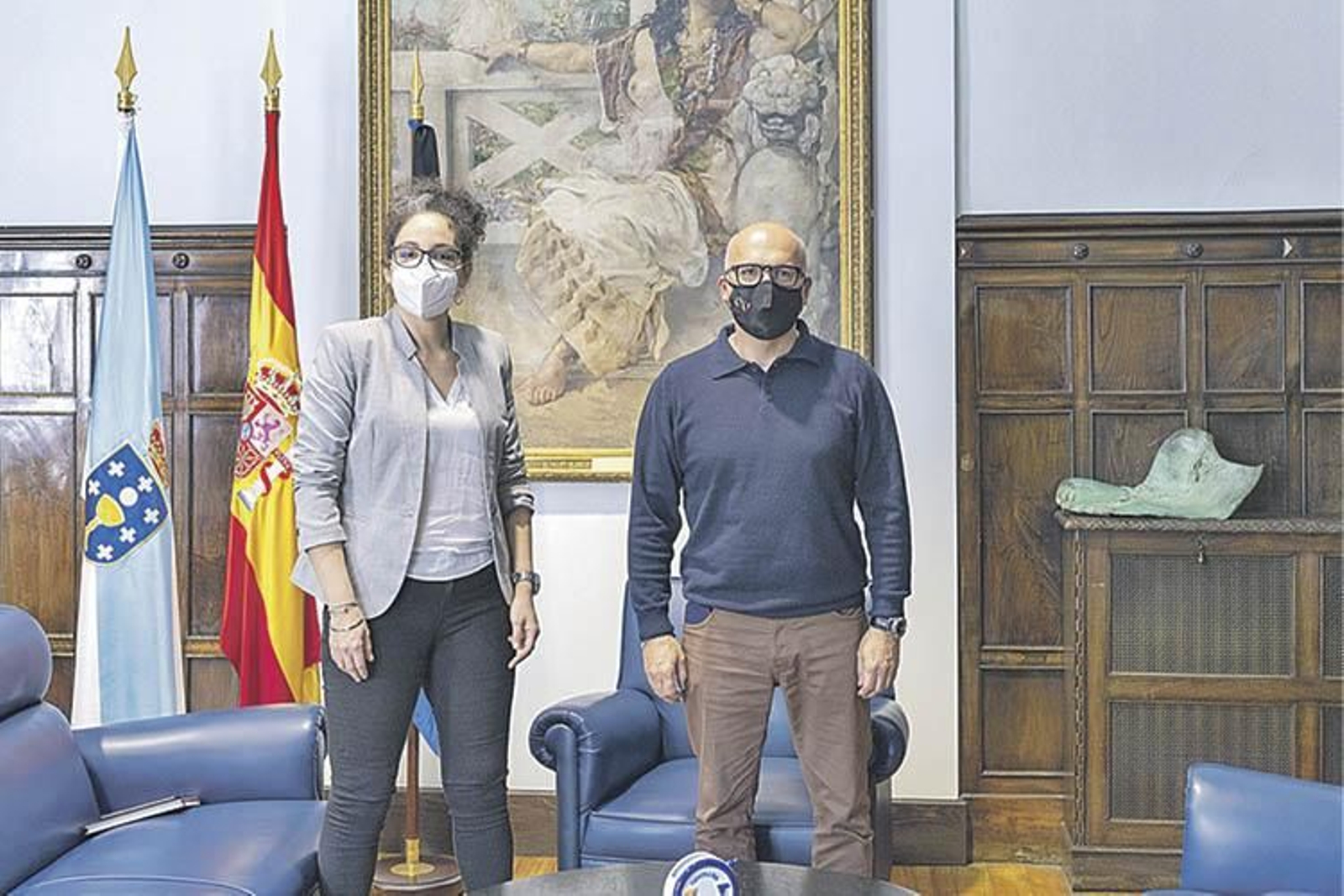 Nachi López e Manuel Baltar.