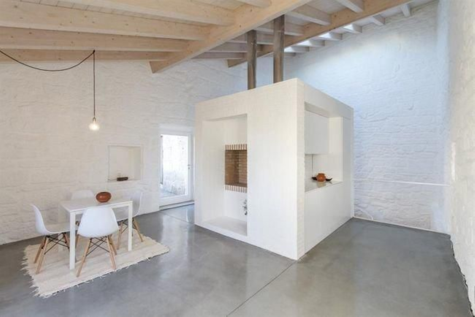 Interior de la Casa da Viña, en el Concello de Allariz.