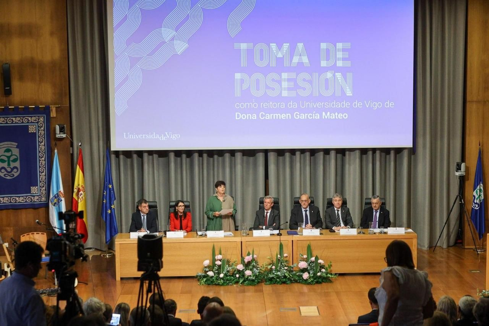 Galería | Histórica toma de posesión de la primera rectora de la UVigo