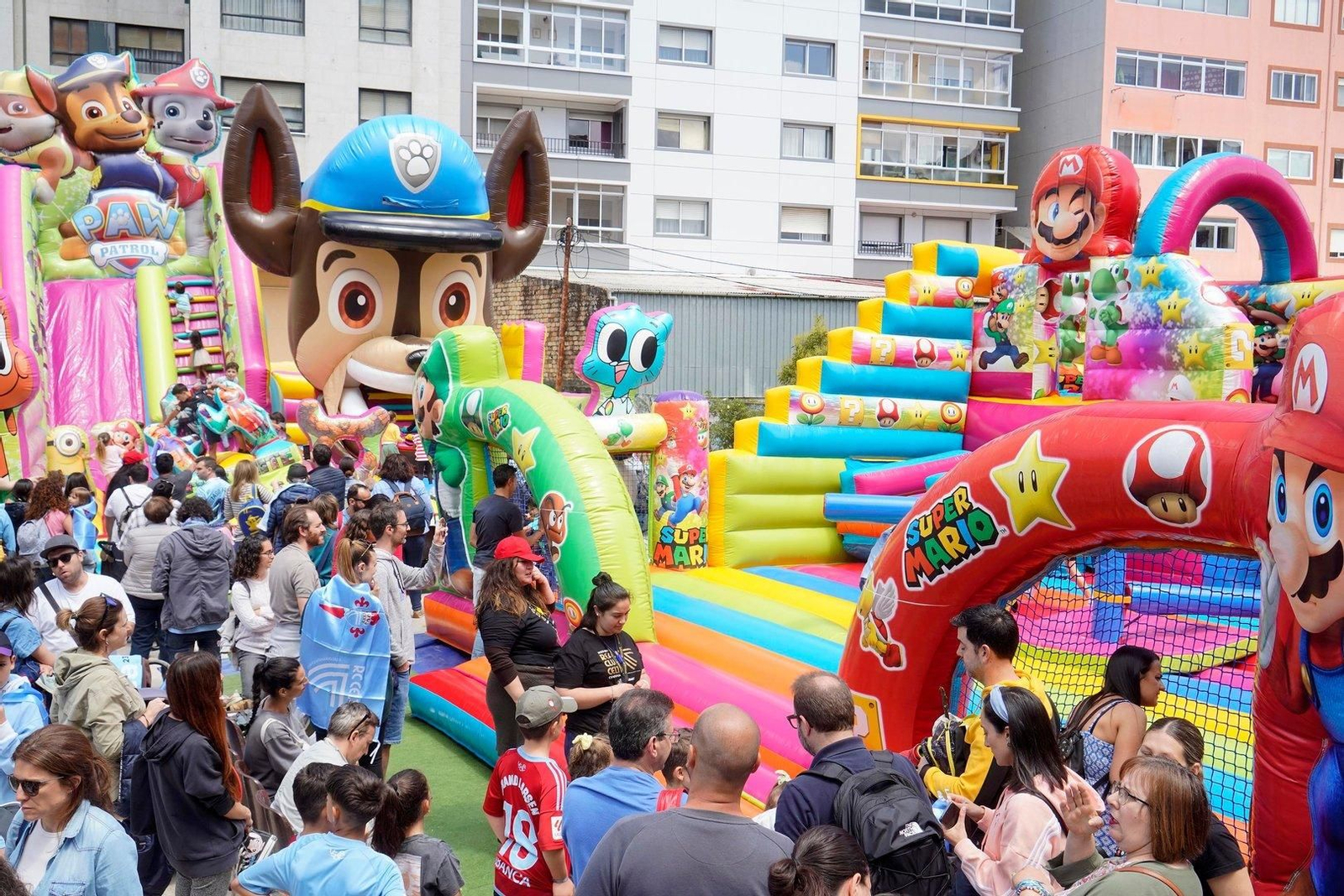 Hinchables para los más pequeños.