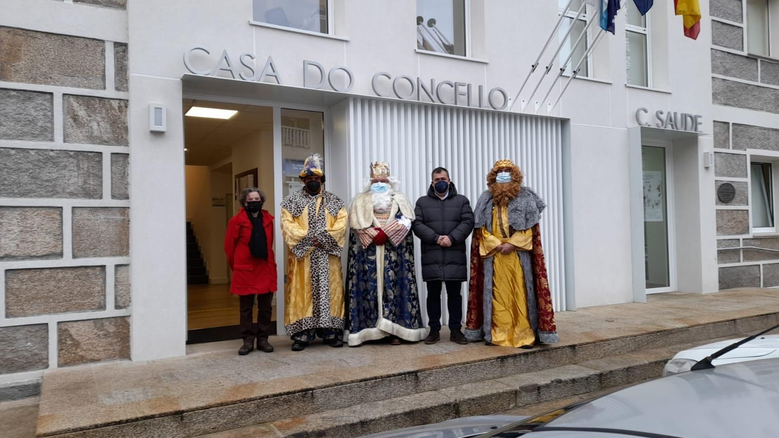 Los Reyes Magos en el Concello de Monterrei.
