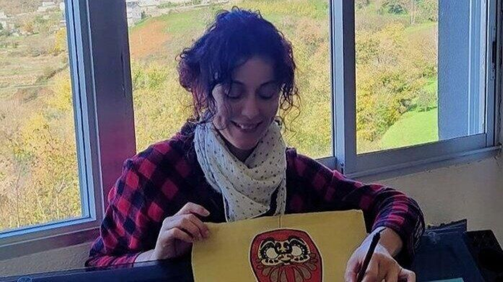 Vanesa Rodríguez en su recién estrenado estudio.