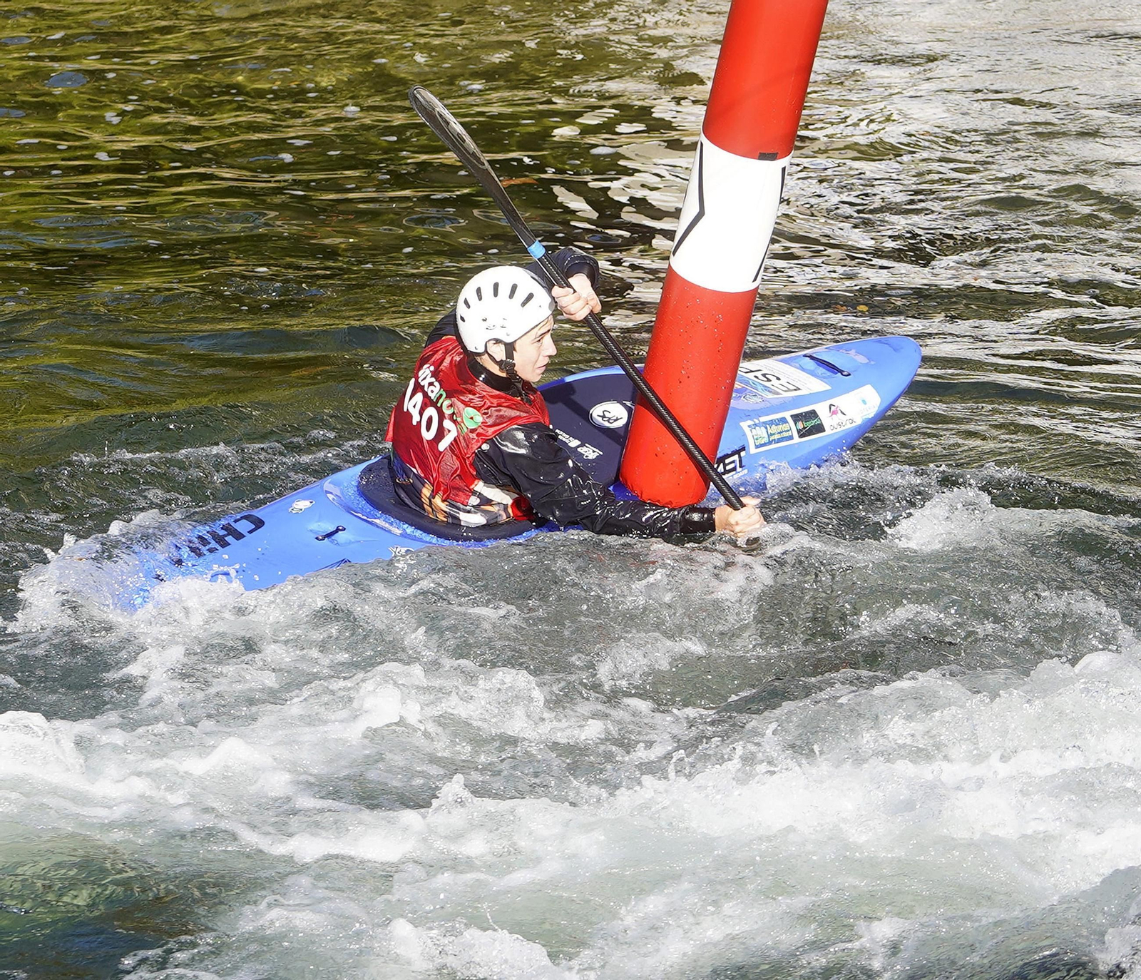 Galería | Mondariz Balneario acogió el Gallego de slalom y kayak cross